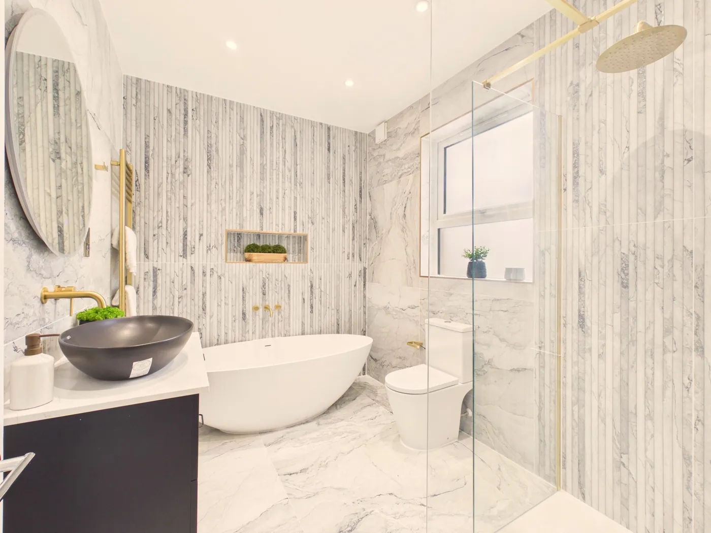 Family bathroom after the works