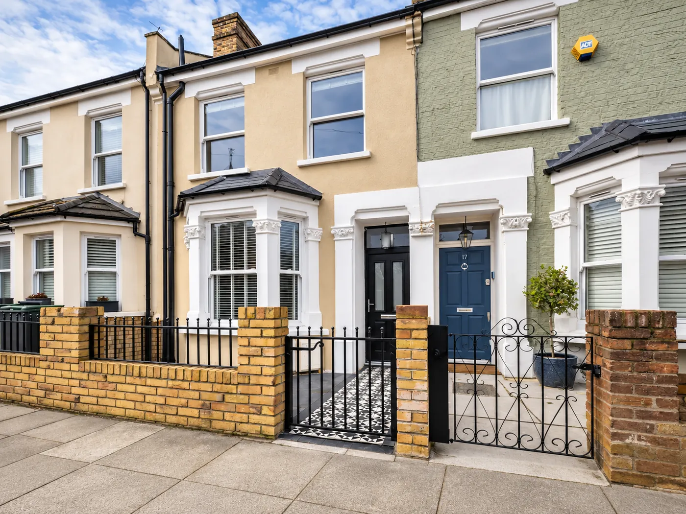 Front of the house in Kensal Rise after the works