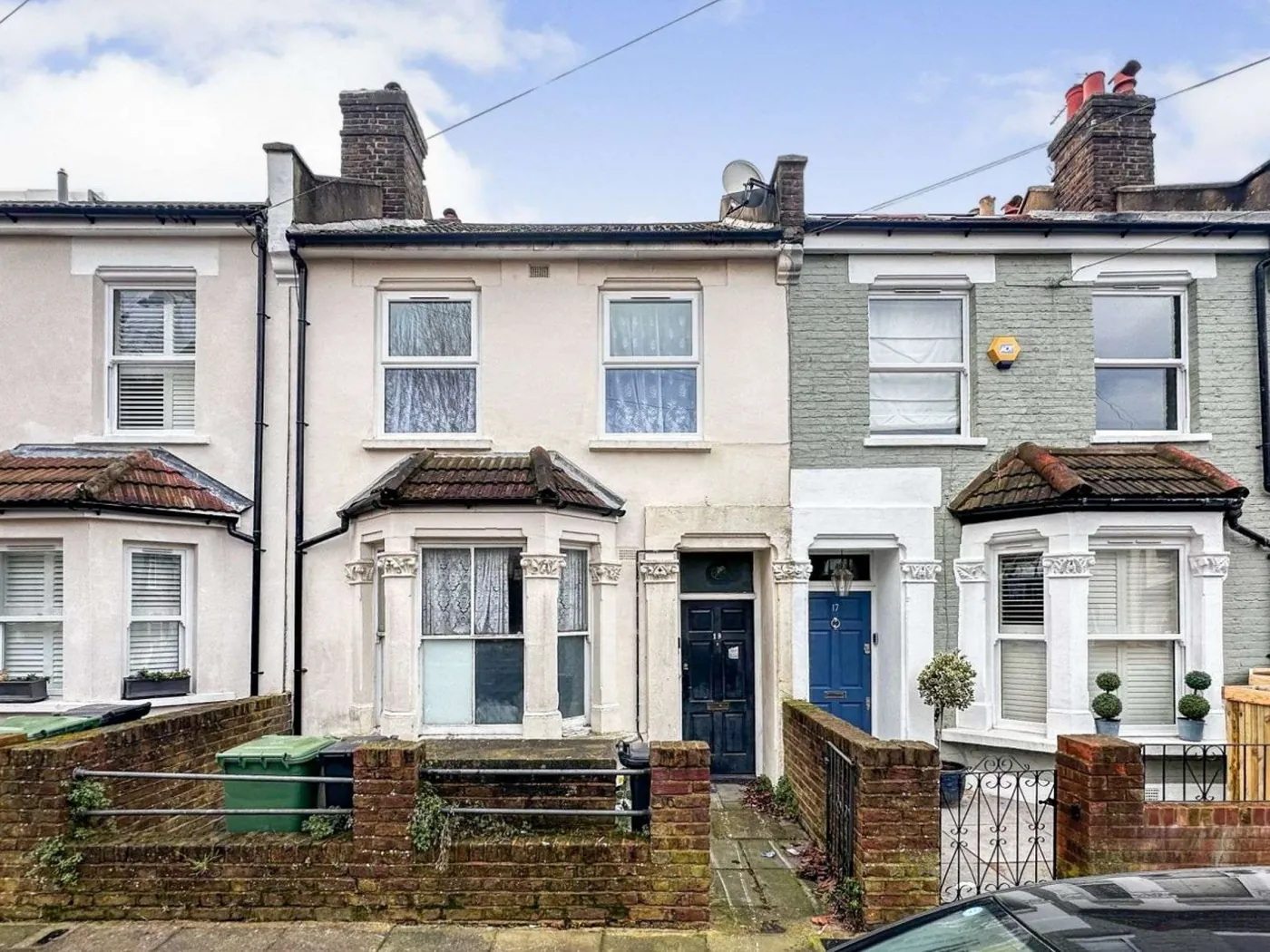 Front of the house in Kensal Rise before the works