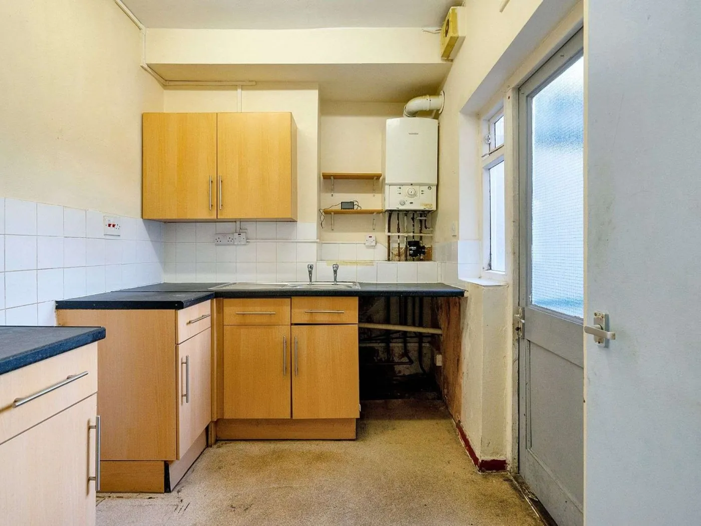Original kitchen before the works