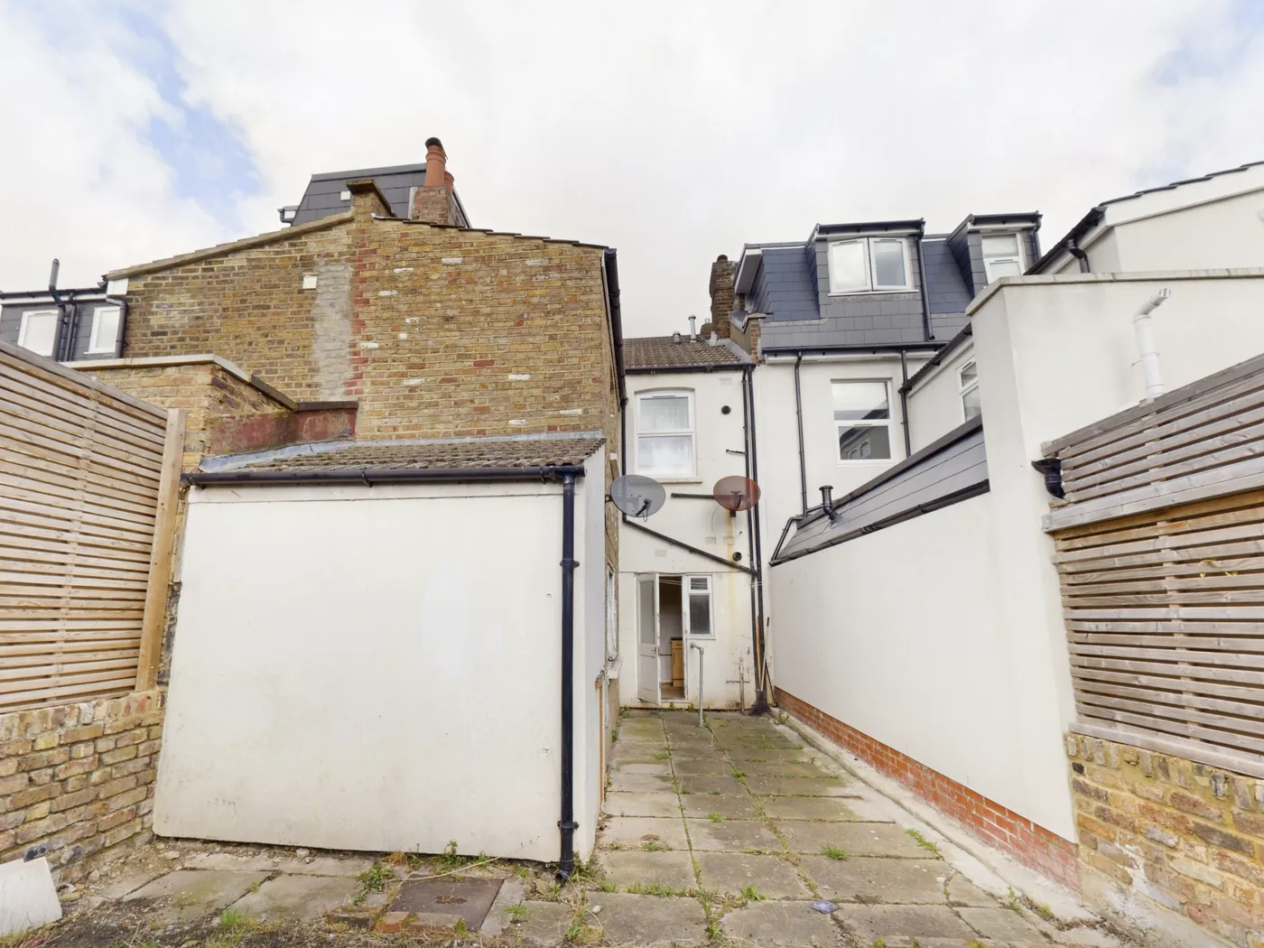 Rear of the house in Kensal Rise before the works
