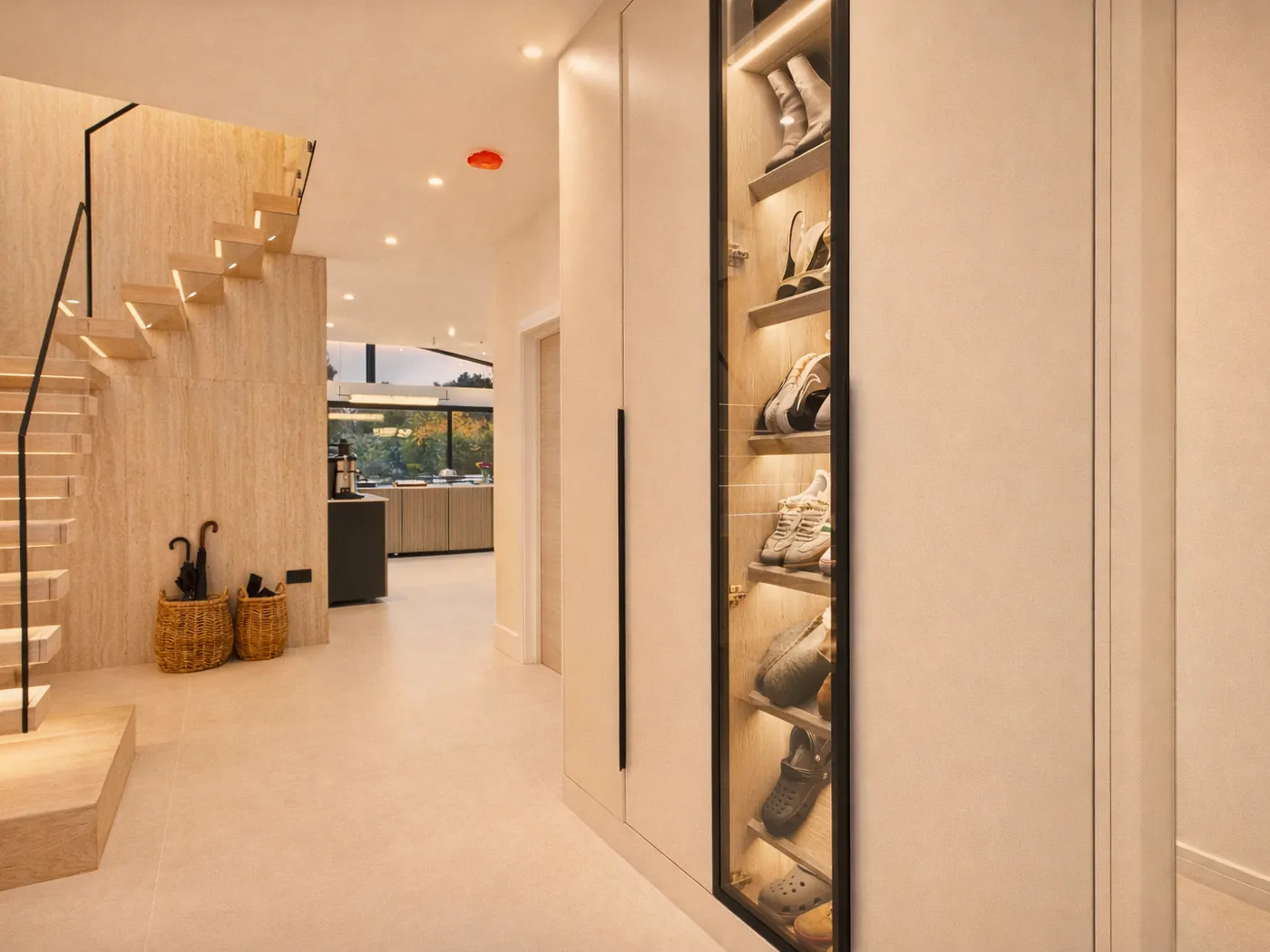 Entrance hall in Sudbury after the works