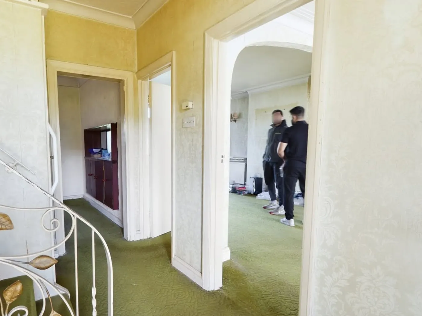 Original hallway in Sudbury before the works