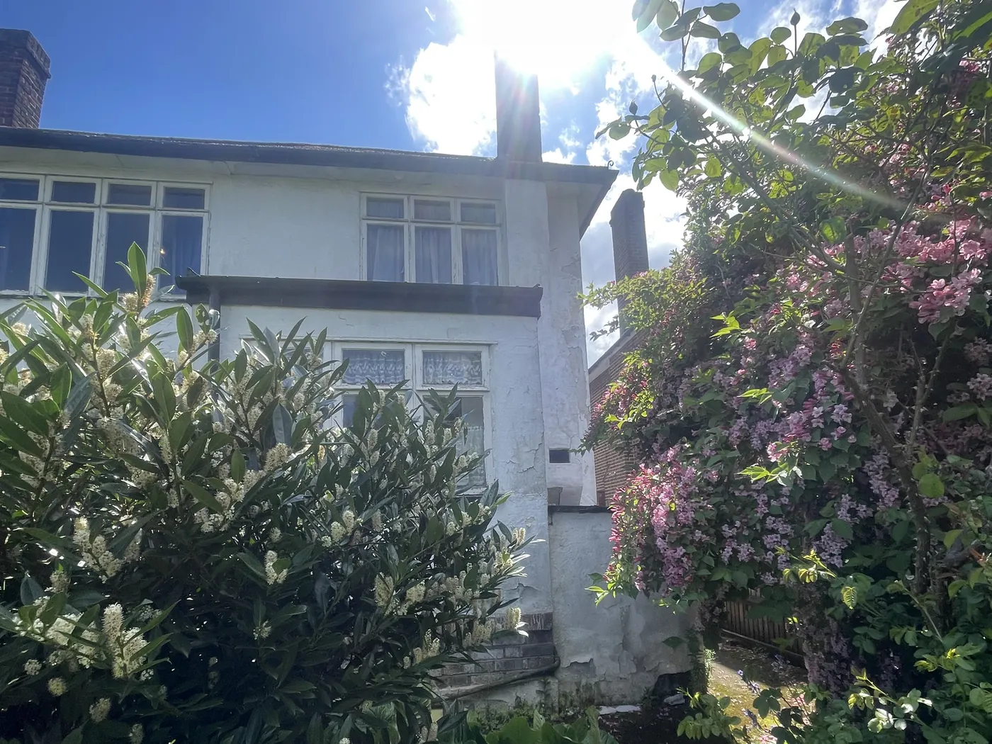 Rear of the house in Sudbury before the works